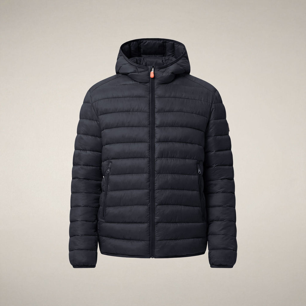 Men's Puffer Jacket Jeanluc in Blue Black