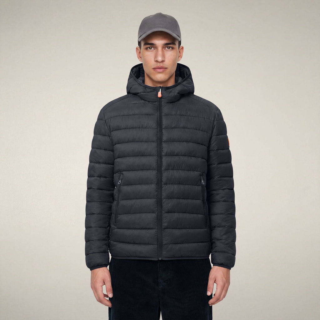 Men's Puffer Jacket Jeanluc in Blue Black