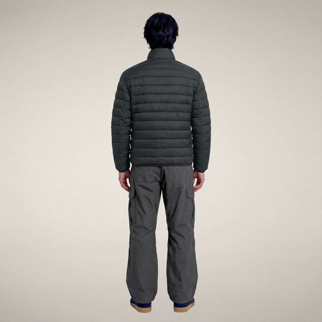 Men's Puffer Jacket Laurent in Green Black
