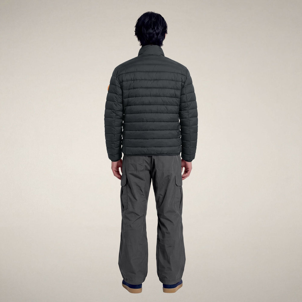 Men's Puffer Jacket Laurent in Green Black