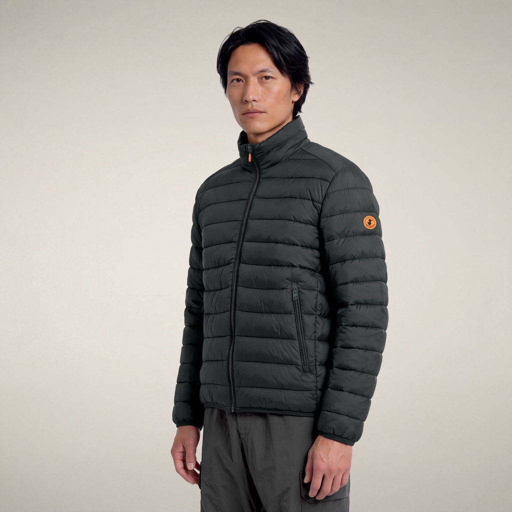 Men's Puffer Jacket Laurent in Green Black