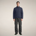 Men's Puffer Jacket Laurent in Blue Black