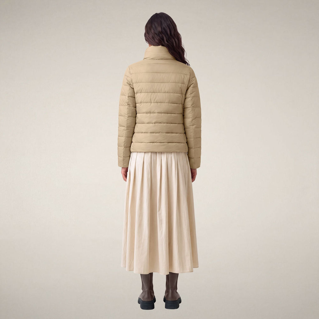 Women's Puffer Jacket Susy in Stone Beige