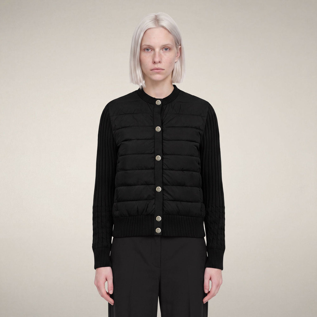 Women's Puffer Jacket Zelinda in Black