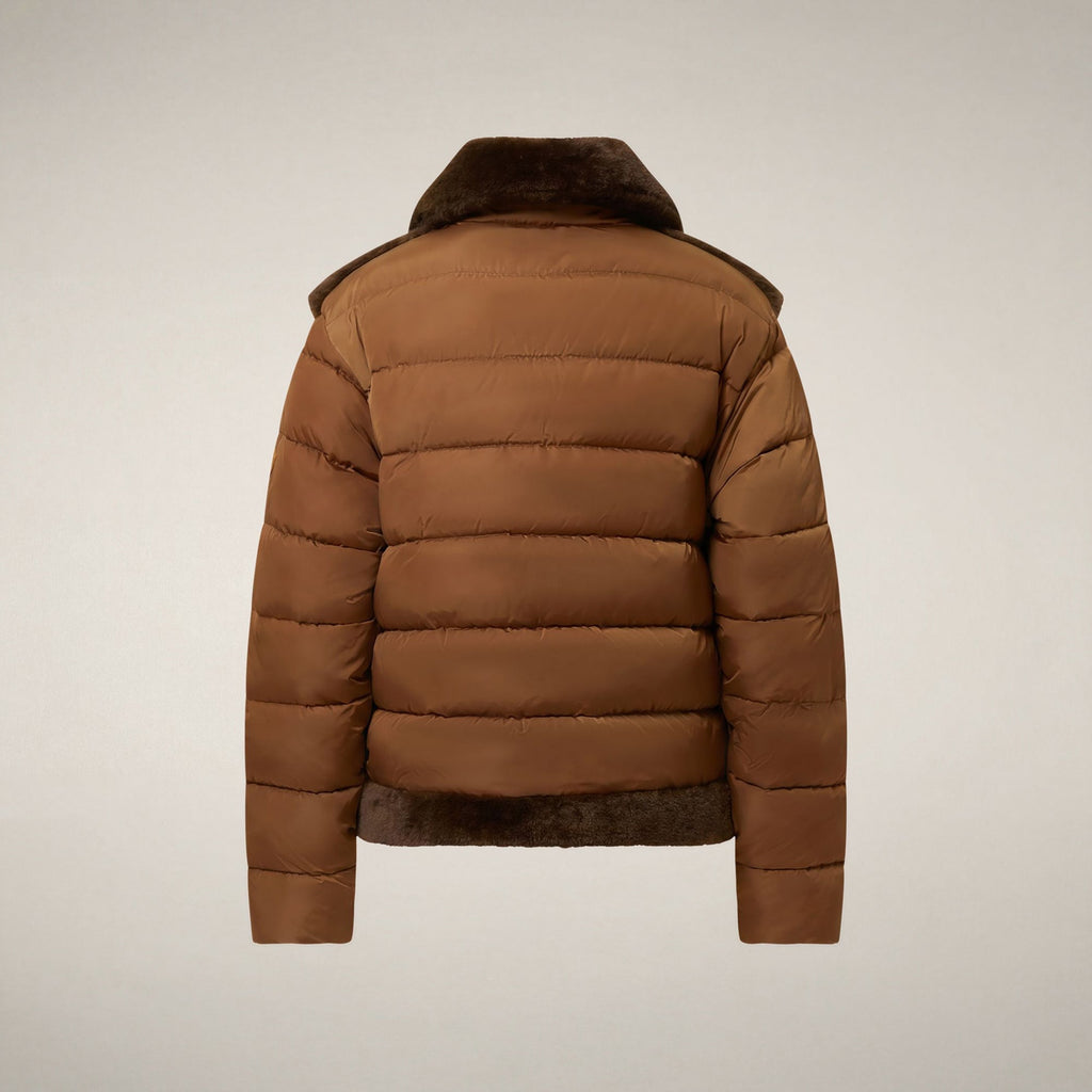 Women's Puffer Jacket Hana in Soil Brown