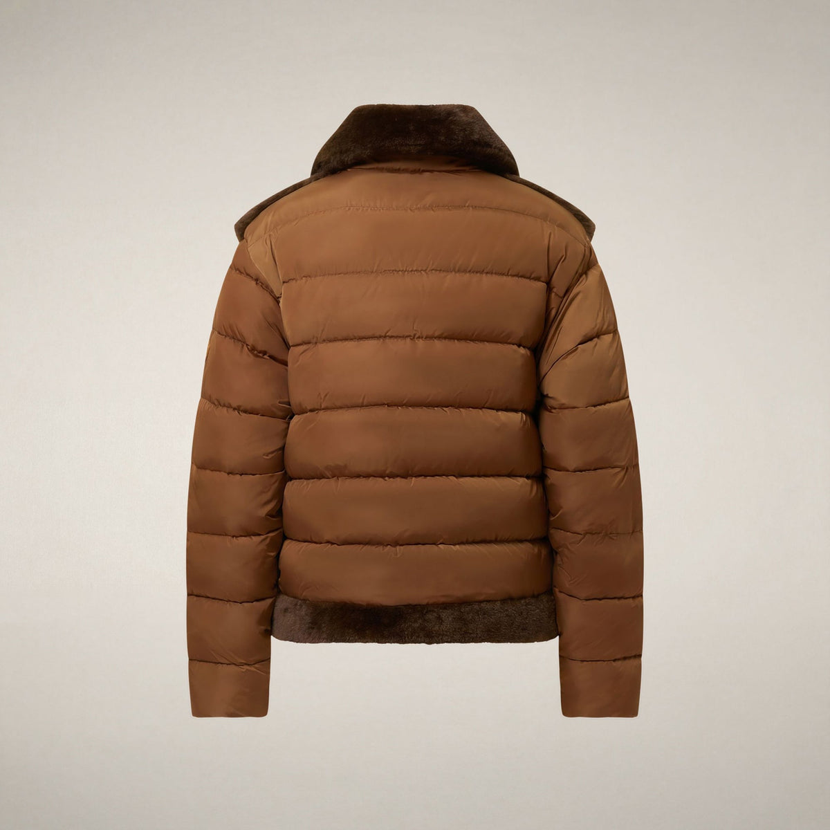 Women's Puffer Jacket Hana in Soil Brown
