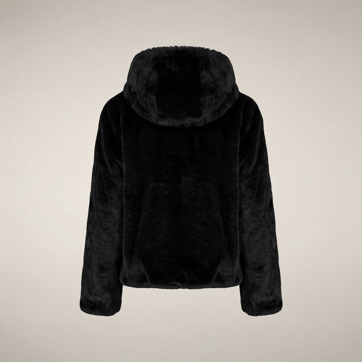 Women's Reversible Faux Fur Jacket Laila in Black