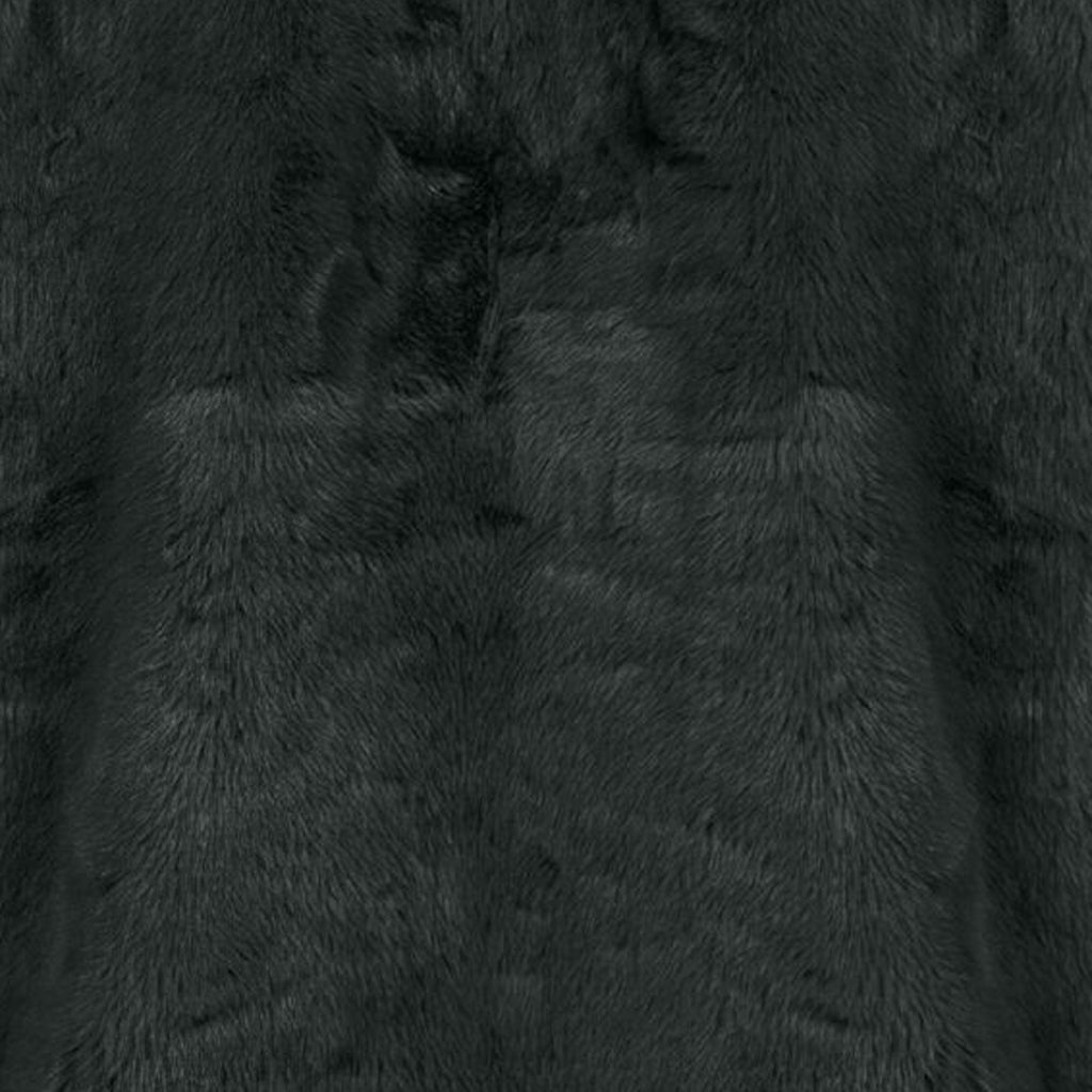 Women's Reversible Faux Fur Jacket Laila in Nori Green