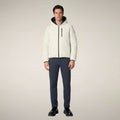 Men's Reversible Puffer Jacket Ezra in Rainy Beige