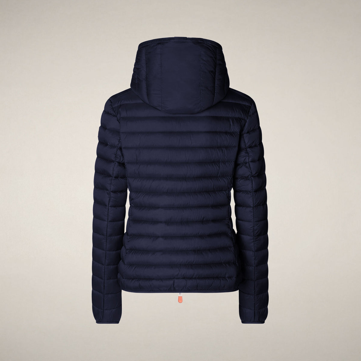 Women's  hooded puffer jacket Daisy in navy blue
