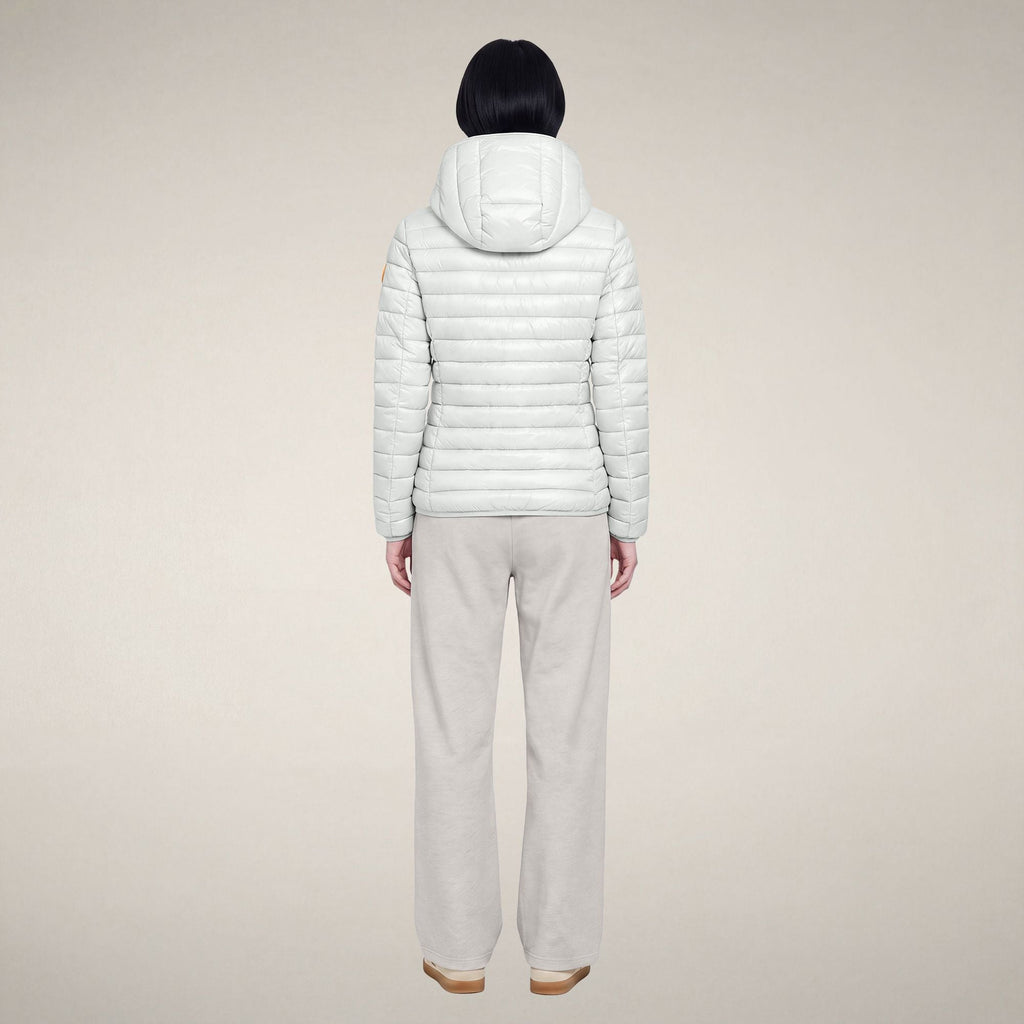 Women's Puffer Jacket Daisy in Off White