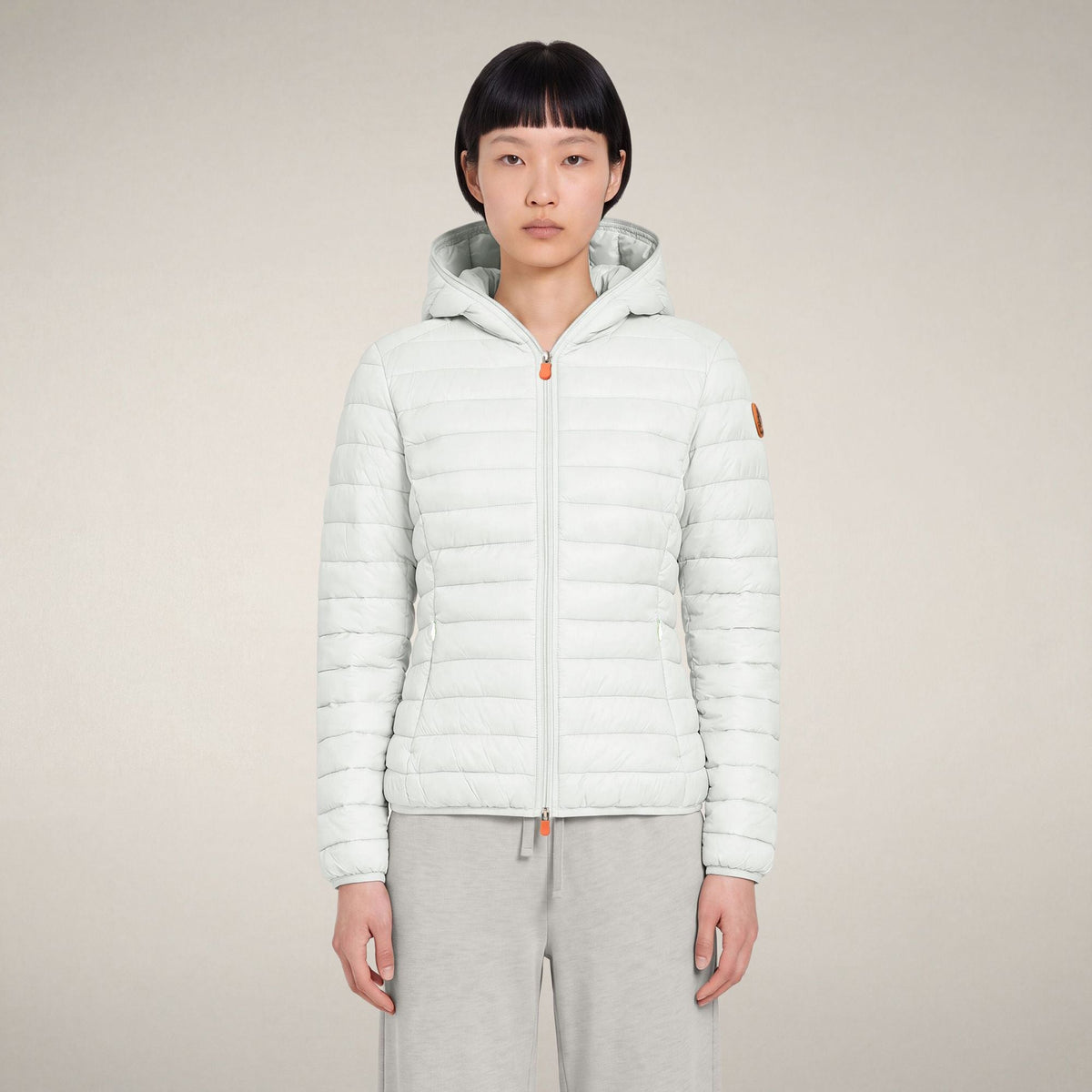 Women's Puffer Jacket Daisy in Off White
