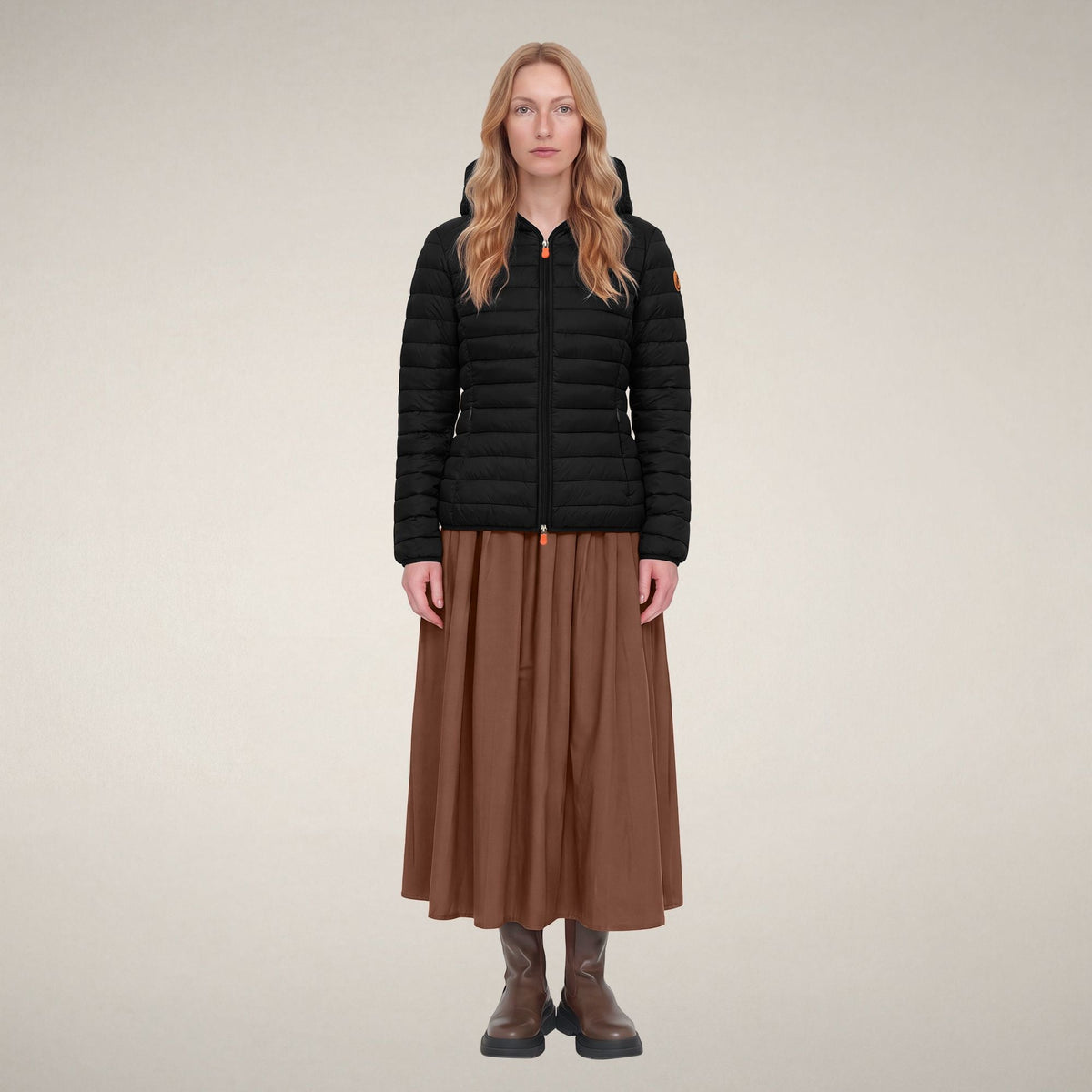 Women's Puffer Jacket Daisy in Black