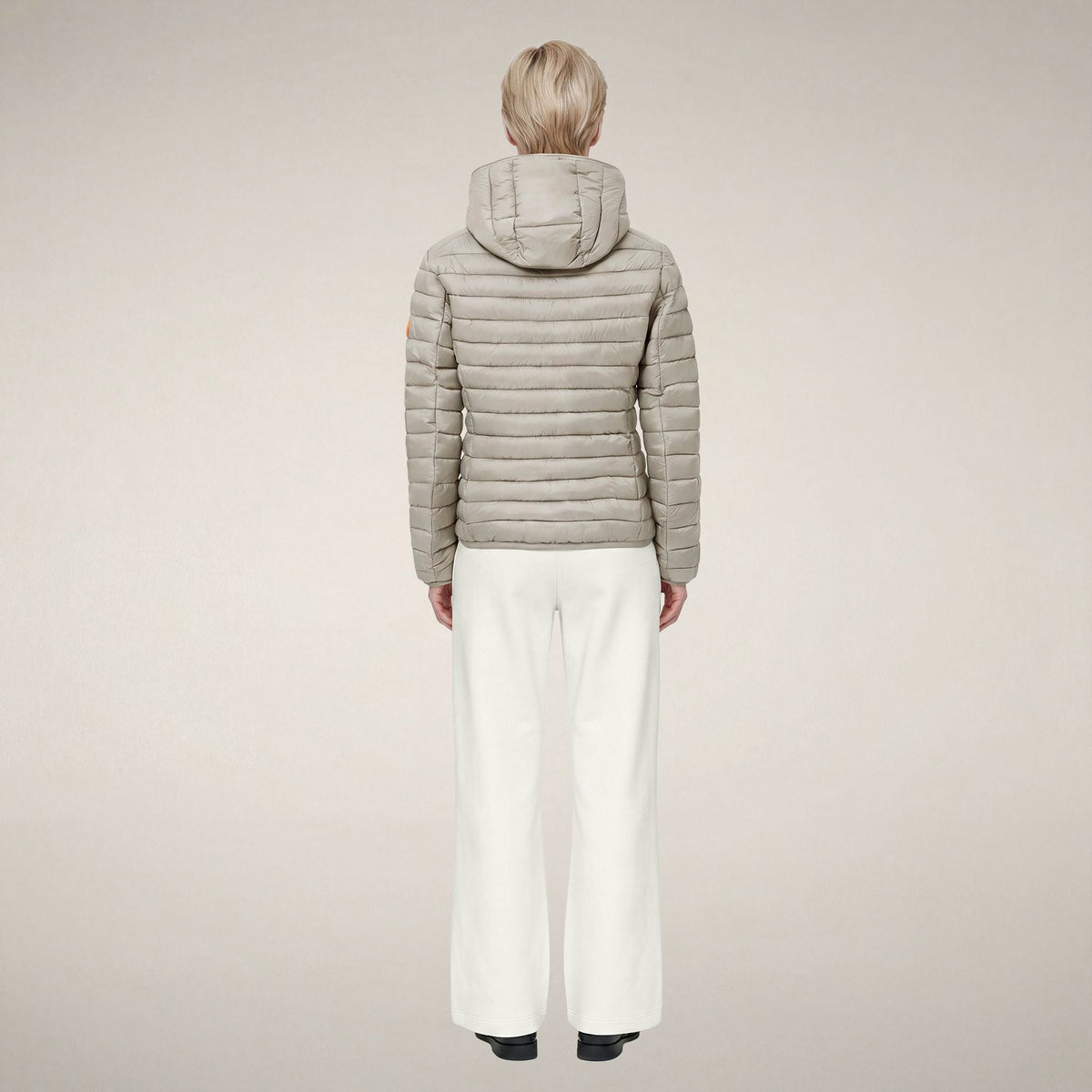 Women's Puffer Jacket Daisy in Rainy Beige