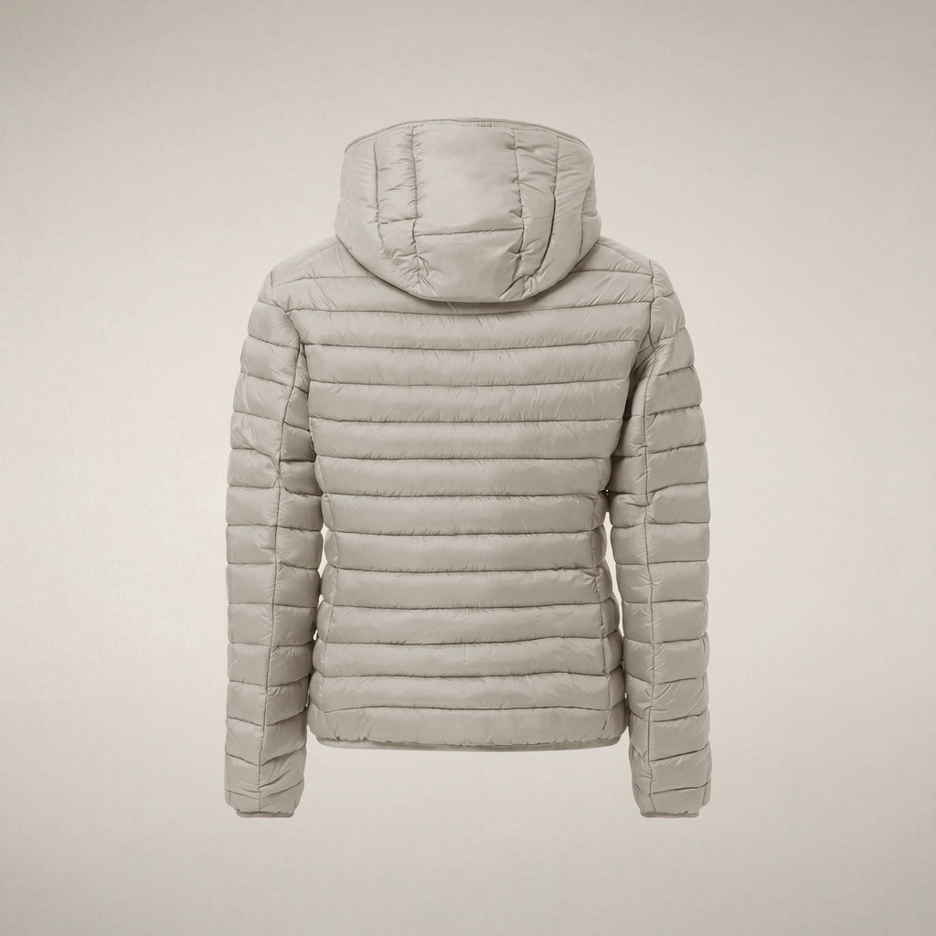 Women's Puffer Jacket Daisy in Rainy Beige