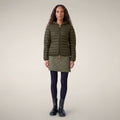 Women's Puffer Jacket Daisy in Land Green
