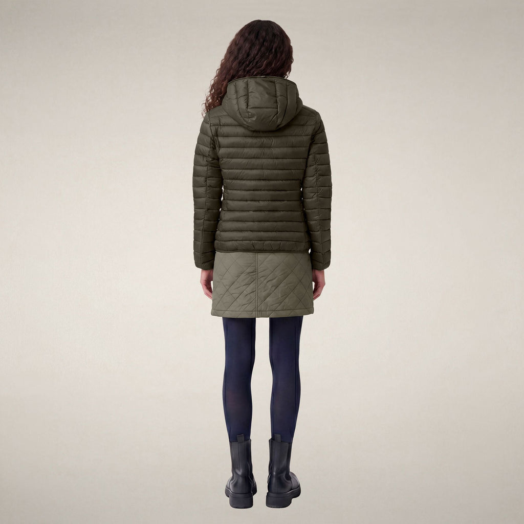 Women's Puffer Jacket Daisy in Land Green
