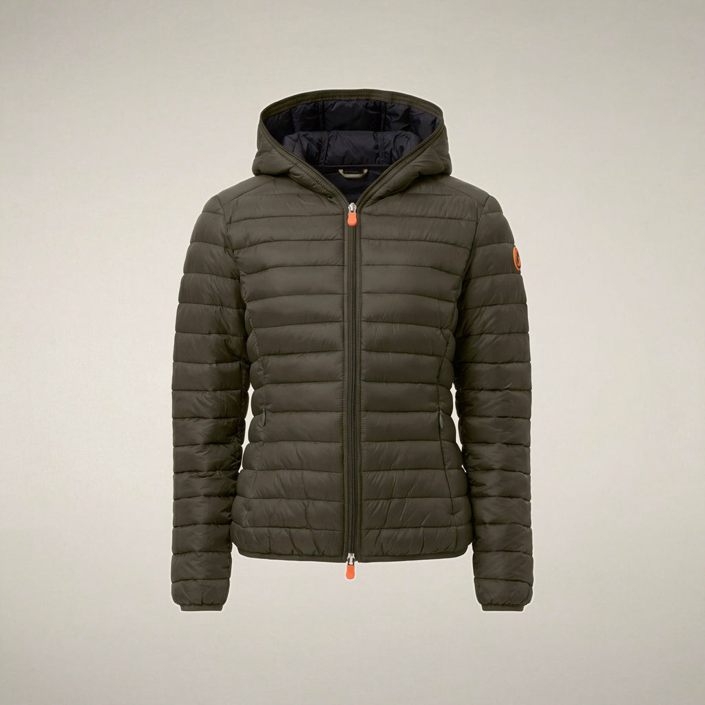 Women's Puffer Jacket Daisy in Land Green