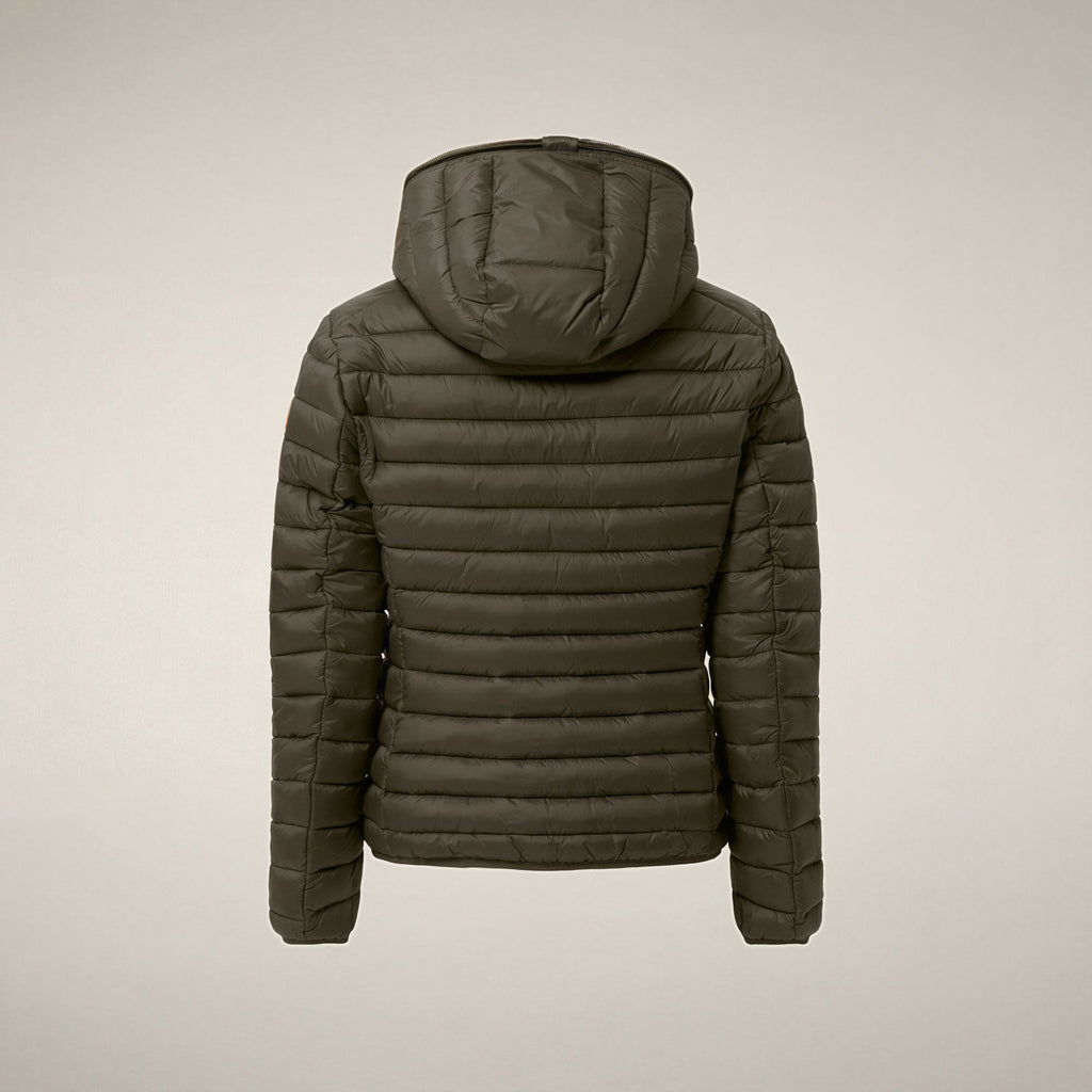 Women's Puffer Jacket Daisy in Land Green