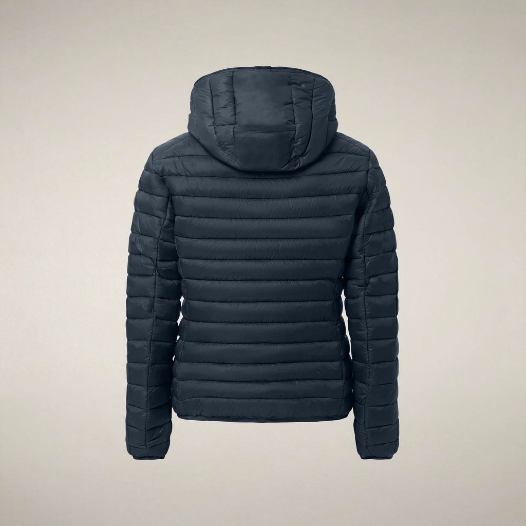 Women's Puffer Jacket Daisy in Blue Black