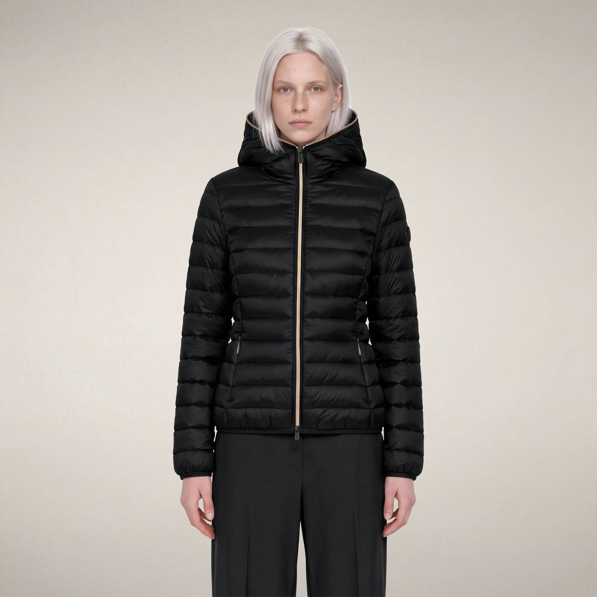 Women's Puffer Jacket Alexis in Black