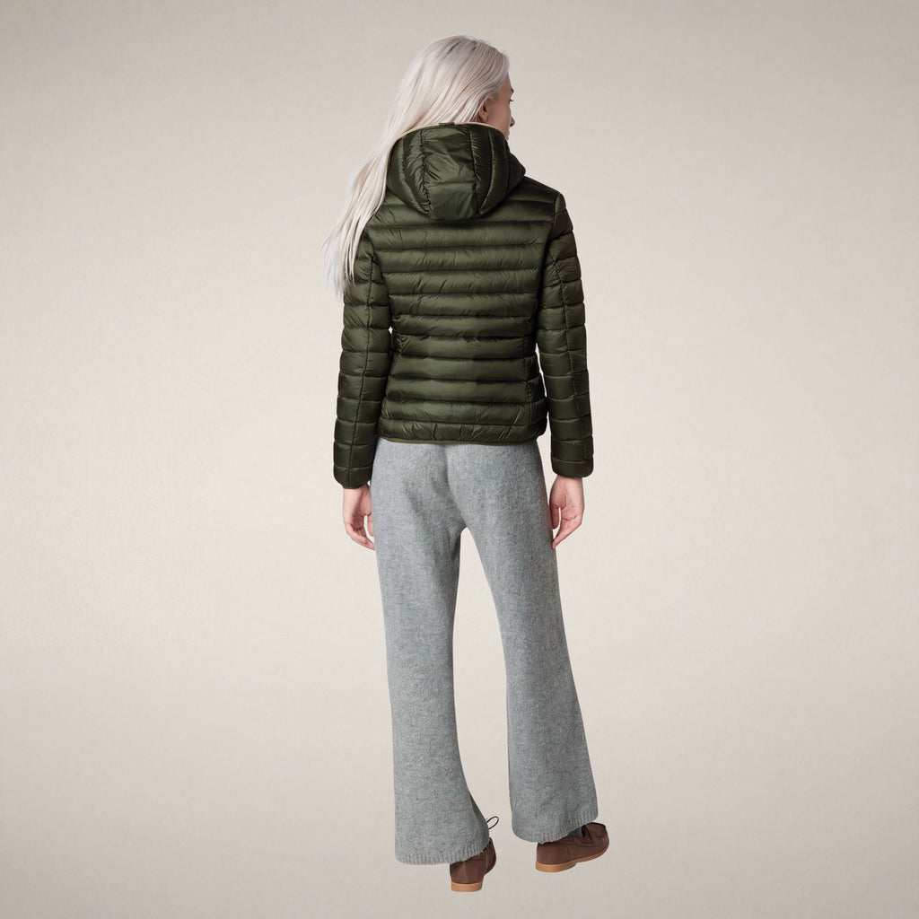 Women's Puffer Jacket Alexis in Pine Green