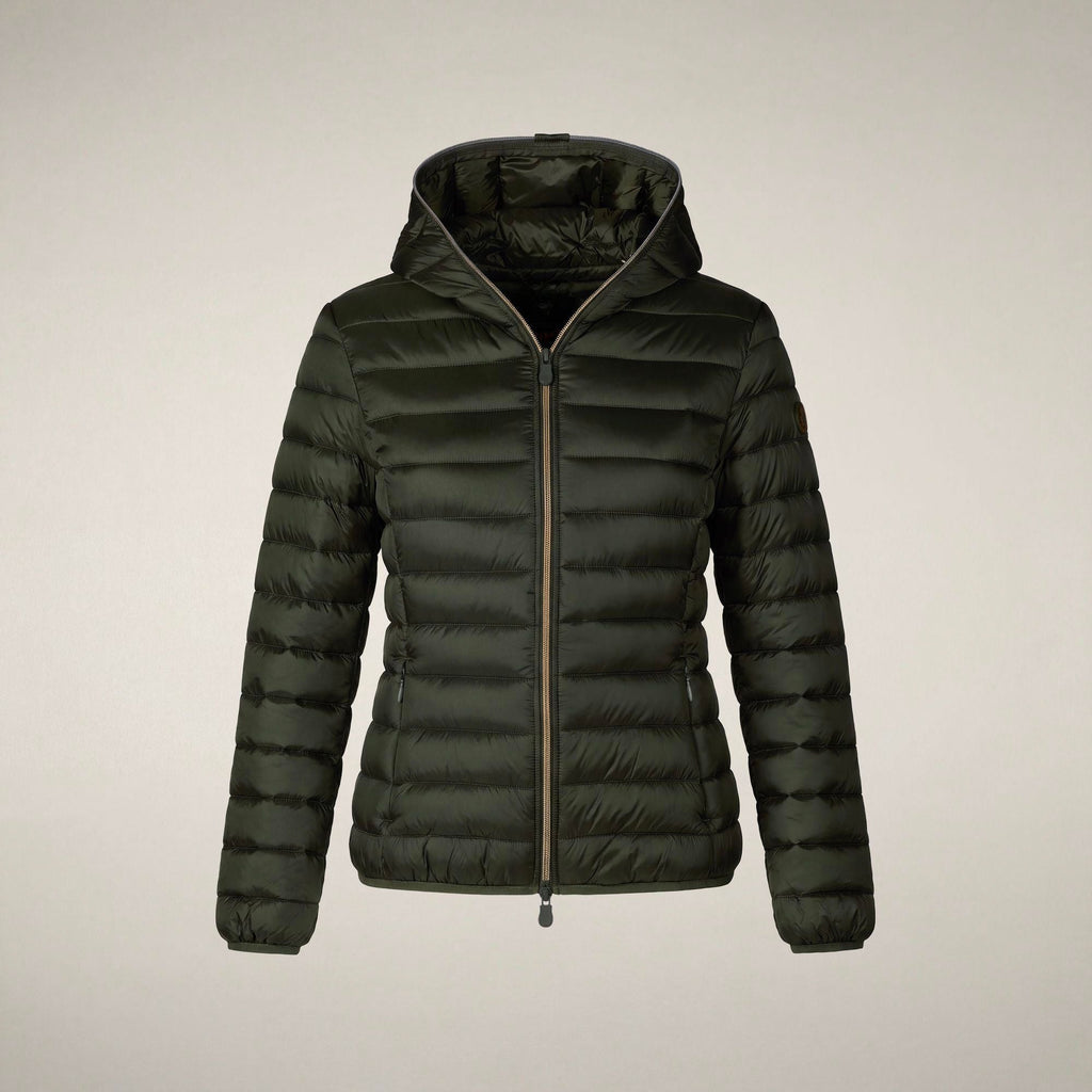 Women's Puffer Jacket Alexis in Pine Green