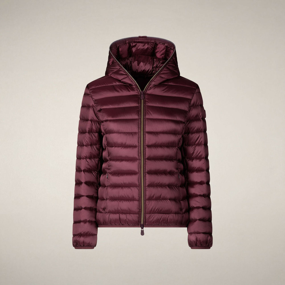 Women's Puffer Jacket Alexis in Wine Red