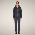 Women's Puffer Jacket Alexis in Blue Black