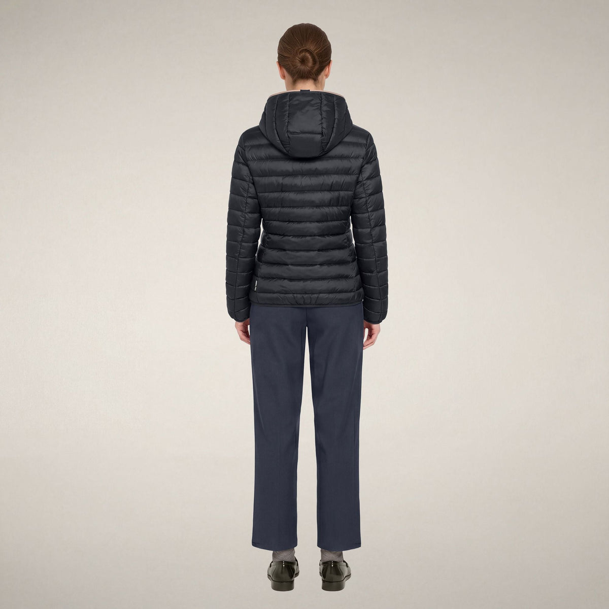 Women's Puffer Jacket Alexis in Blue Black