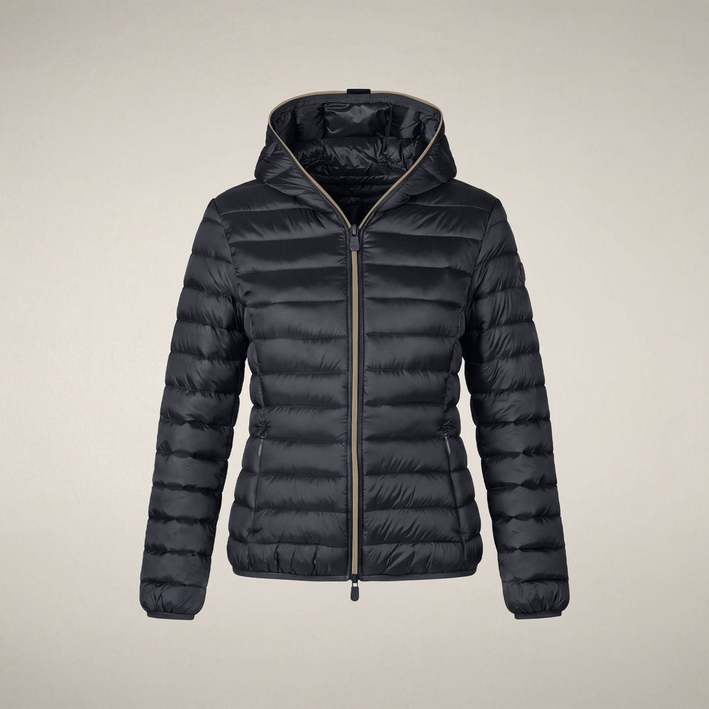 Women's Puffer Jacket Alexis in Blue Black