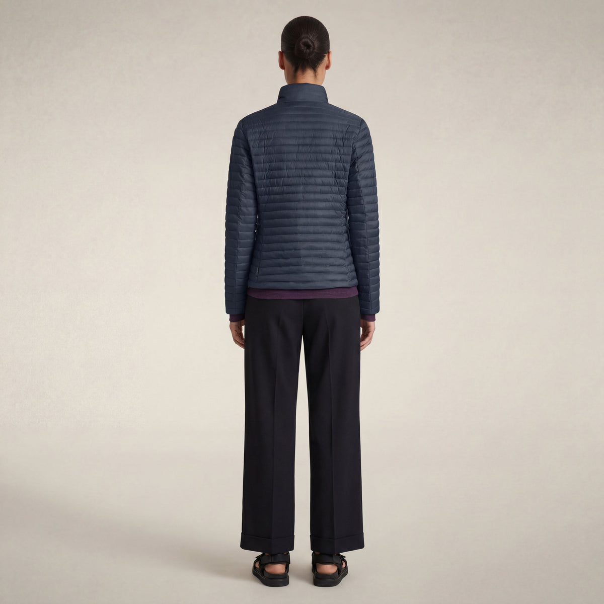 Women's Puffer Jacket Andreina in Blue Black