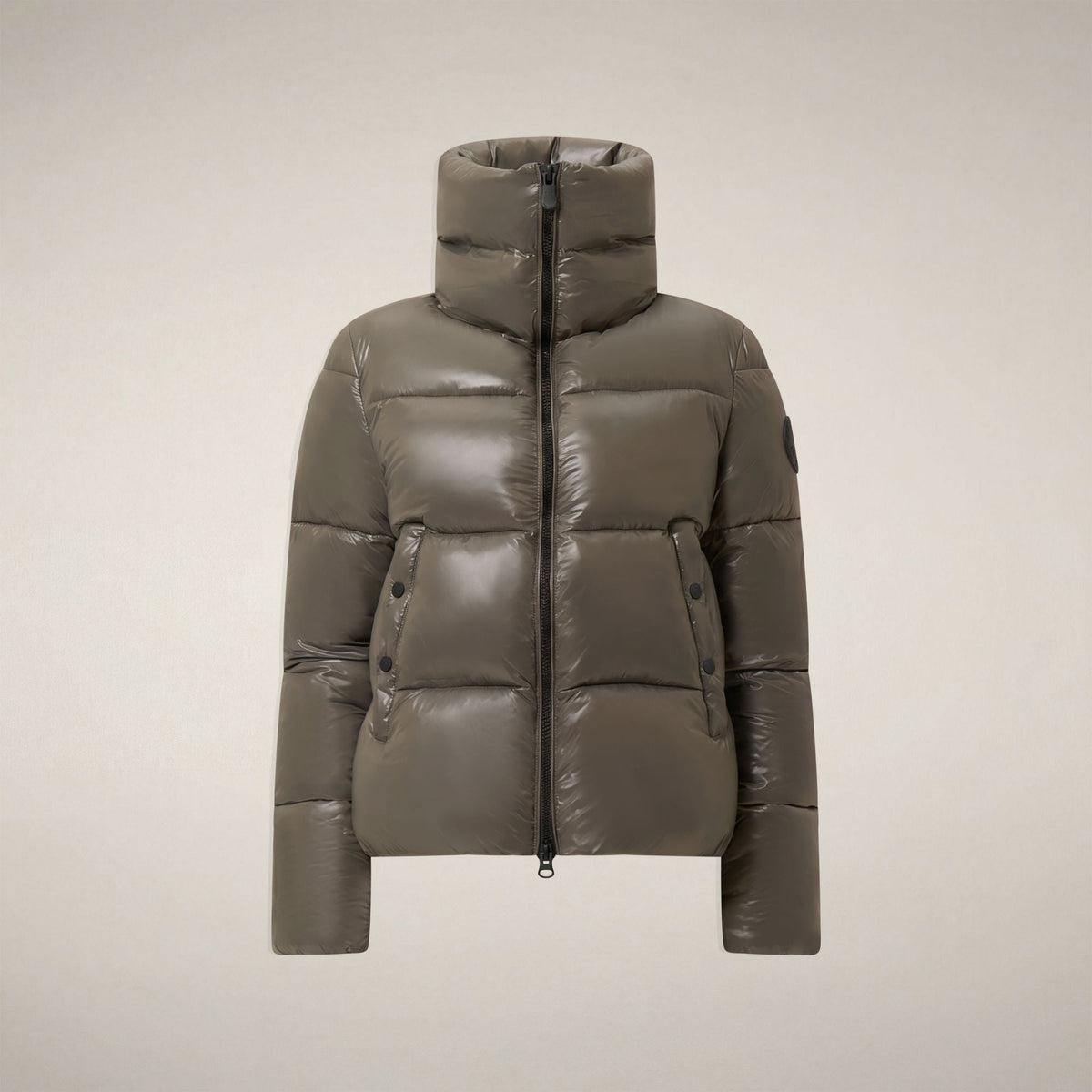 Women's Puffer Jacket Isla in Gunmetal Grey