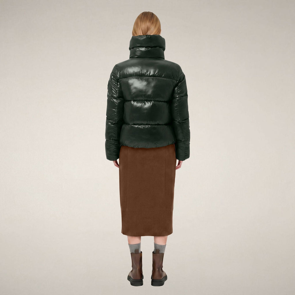 Women's Puffer Jacket Isla in Nori Green