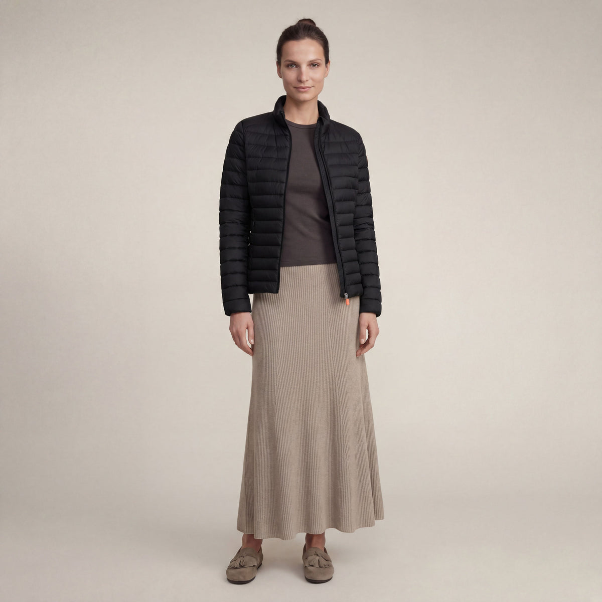 Women's  puffer jacket Carly in black