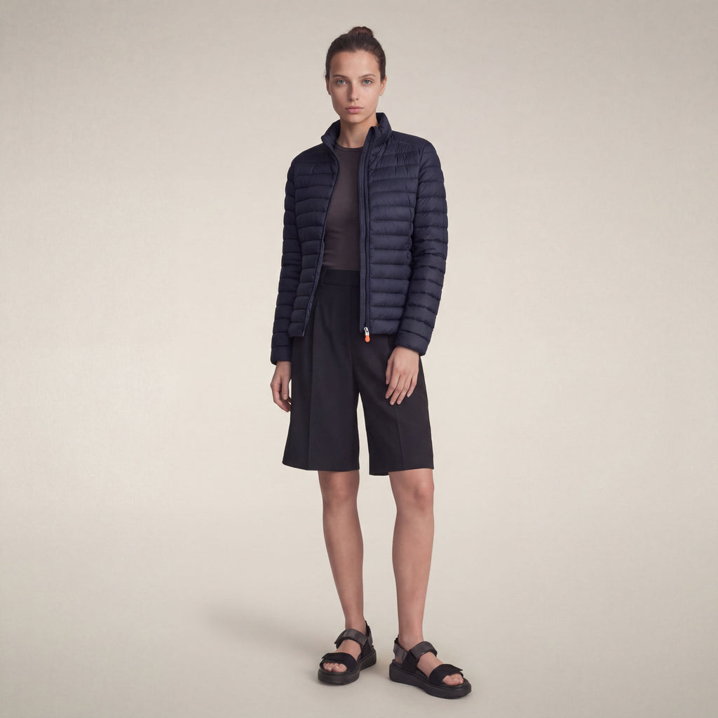 Women's  puffer jacket Carly in navy blue
