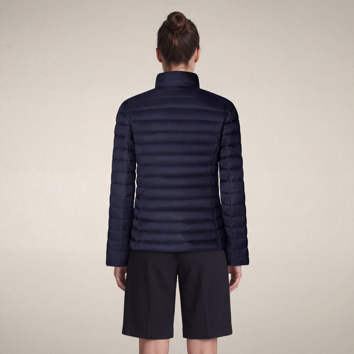 Women's  puffer jacket Carly in navy blue