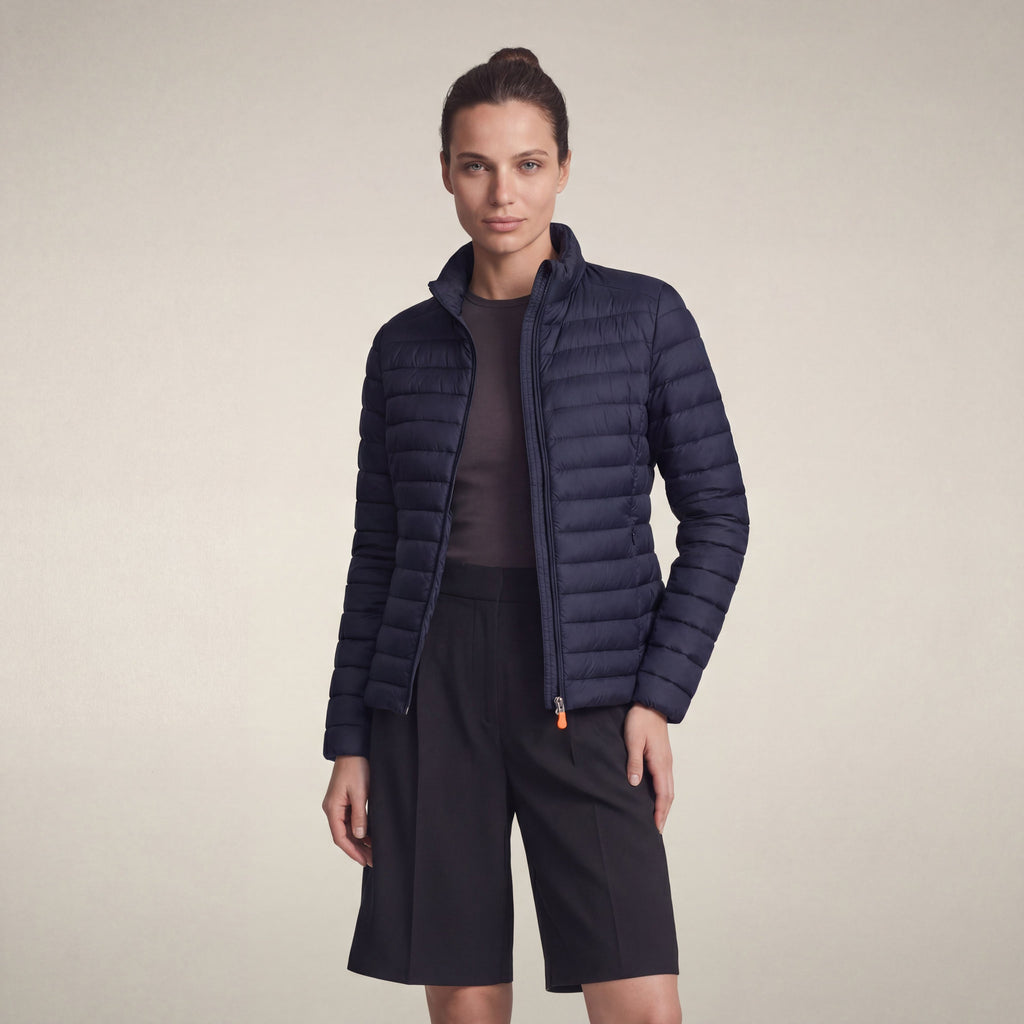 Women's  puffer jacket Carly in navy blue