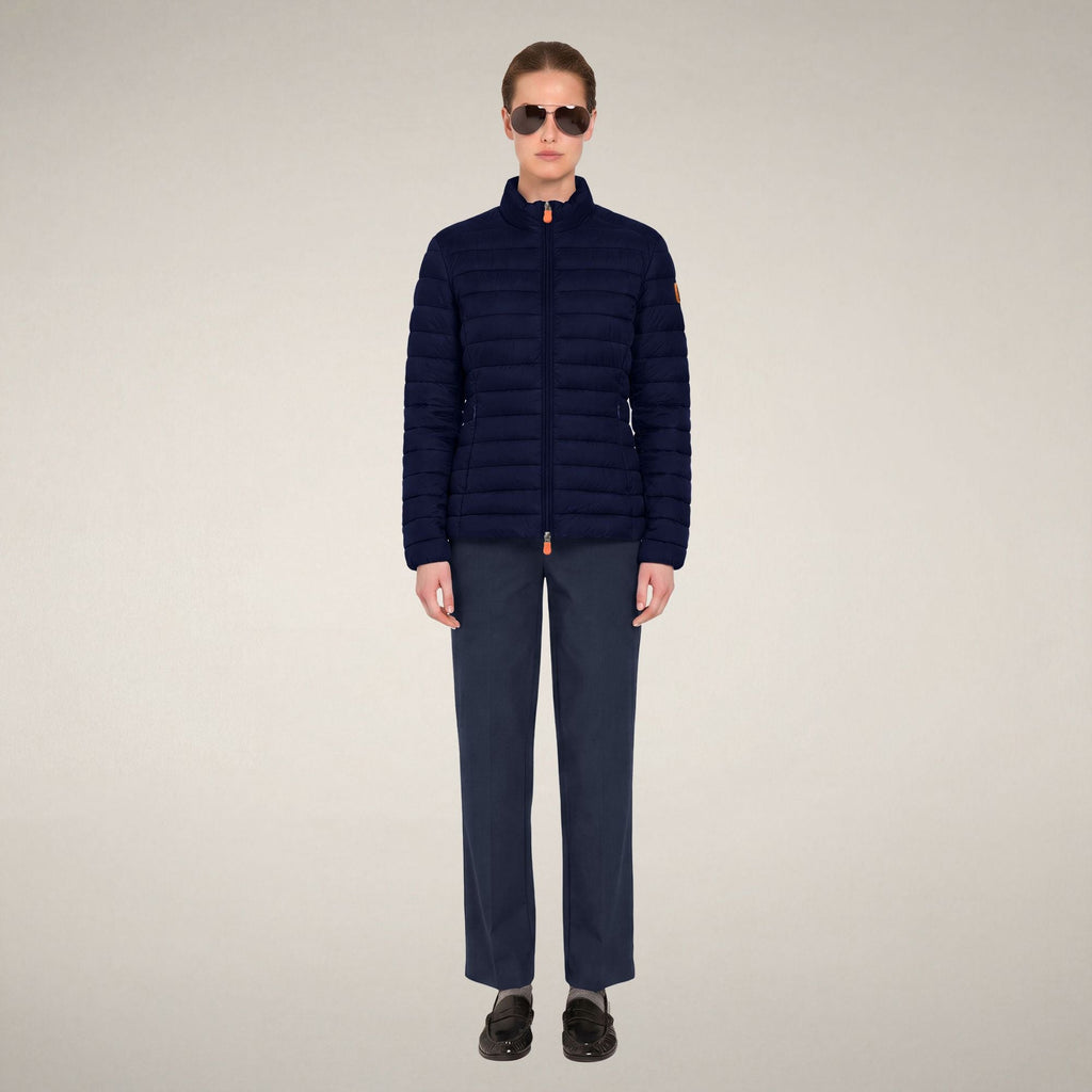 Women's Puffer Jacket Carly in Navy Blue