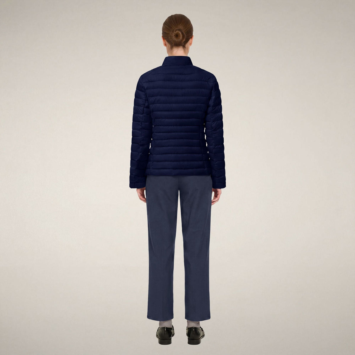 Women's Puffer Jacket Carly in Navy Blue