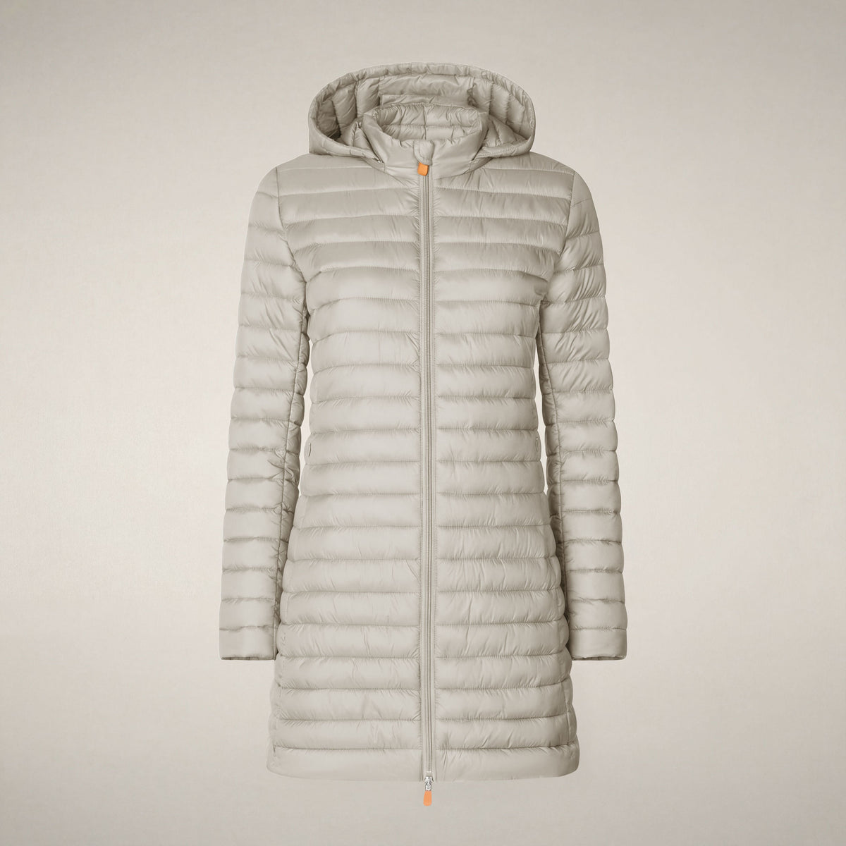 Women's Puffer Coat Bryanna in Rainy Beige