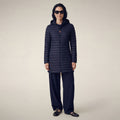 Women's Puffer Coat Bryanna in Navy Blue