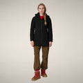 Women's Padded Coat Rachel in Black