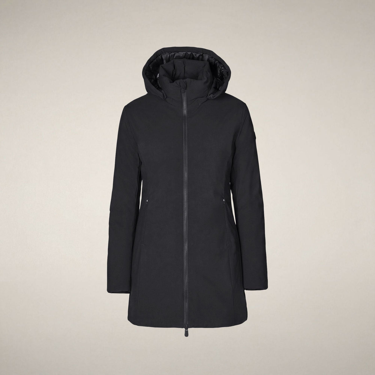 Women's Padded Coat Rachel in Ebony Grey