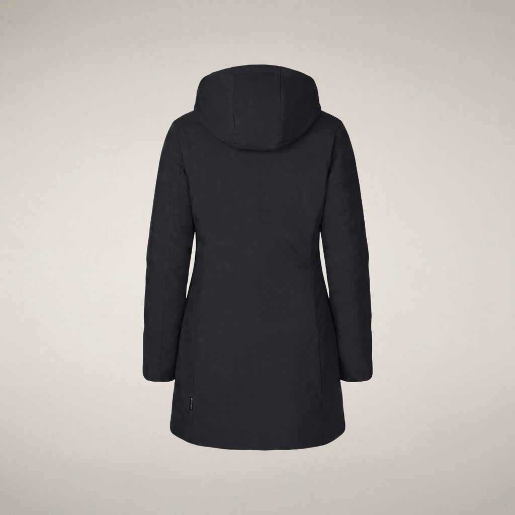 Women's Padded Coat Rachel in Ebony Grey