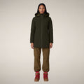 Women's Padded Coat Rachel in Land Green