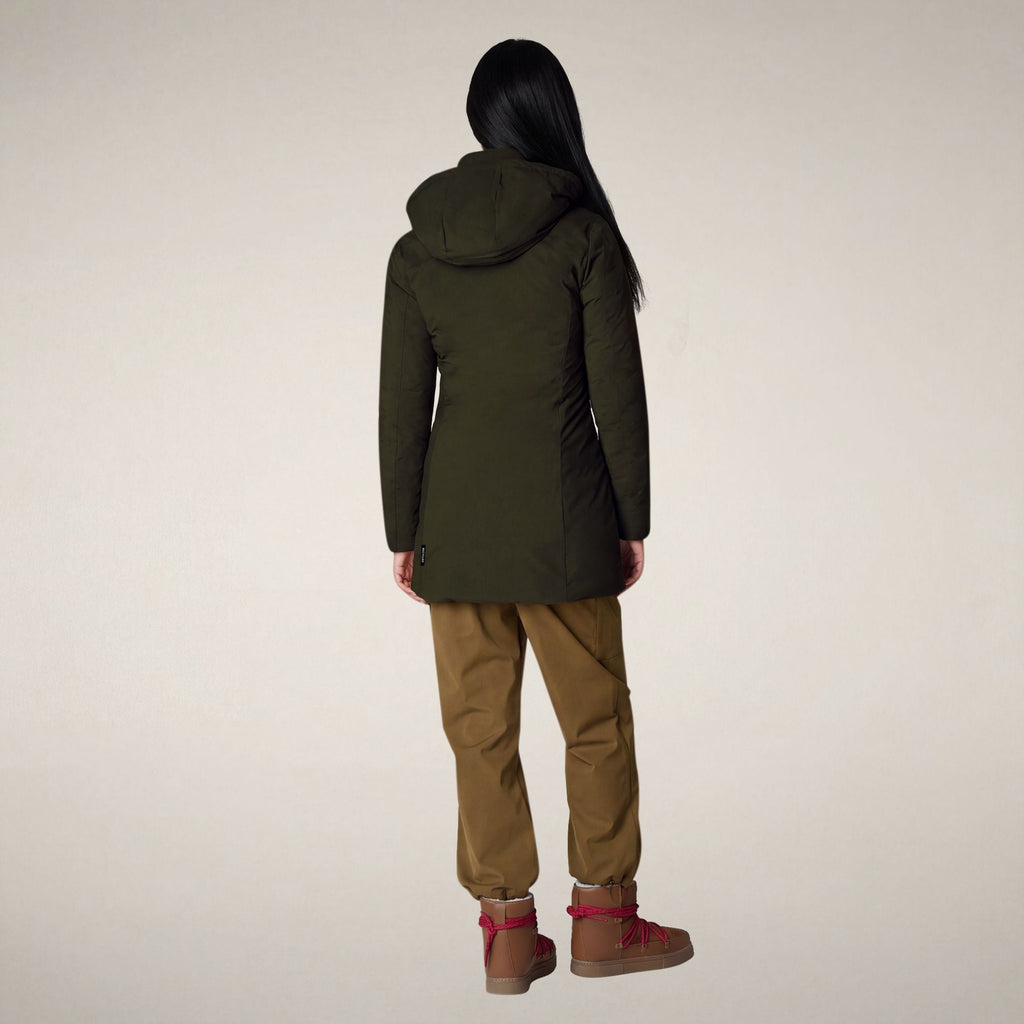 Women's Padded Coat Rachel in Land Green