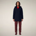 Women's Padded Coat Rachel in Navy Blue
