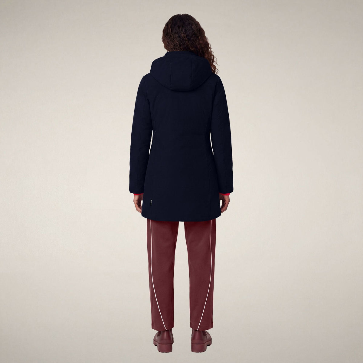 Women's Padded Coat Rachel in Navy Blue