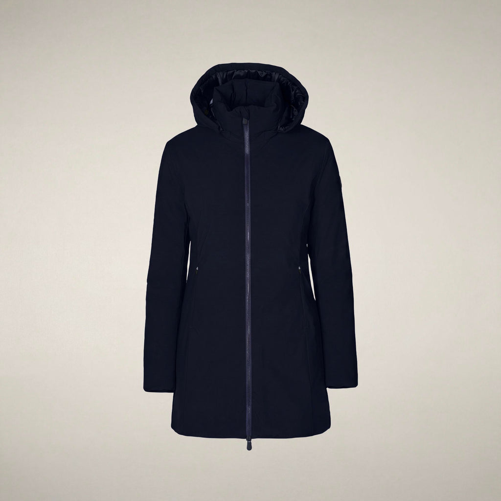 Women's Padded Coat Rachel in Navy Blue
